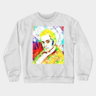 Washington Irving Colourful Portrait | Washington Irving Artwork 10 Crewneck Sweatshirt